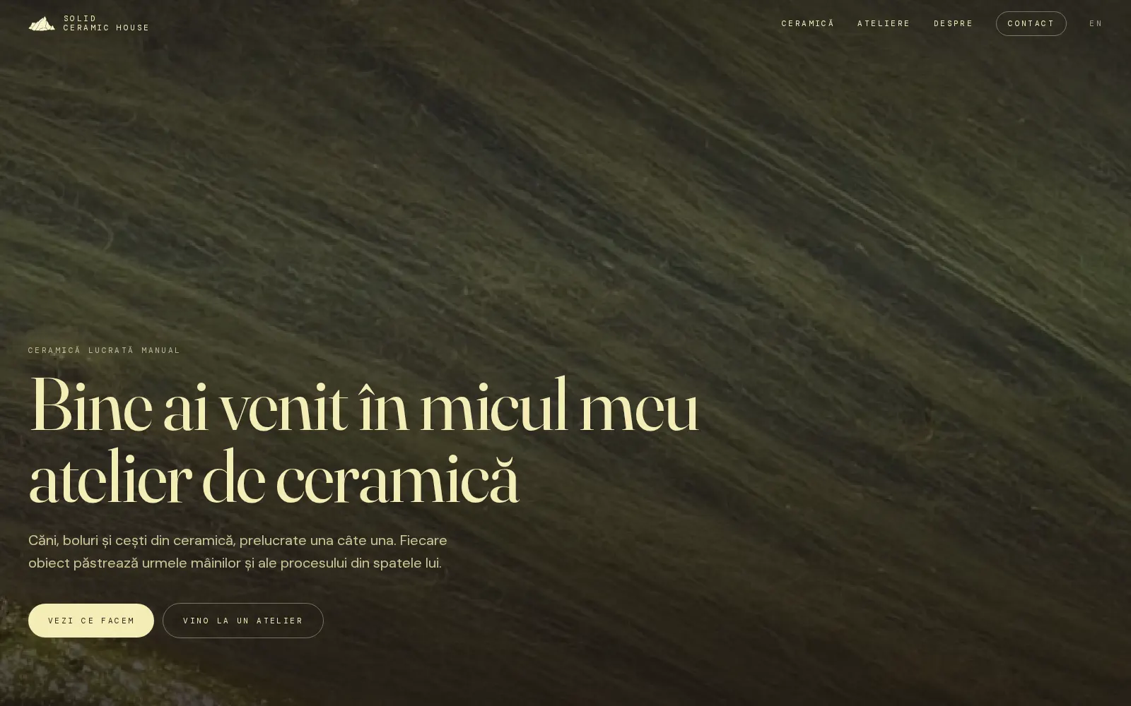 Captură din site-ul Solid Ceramic House